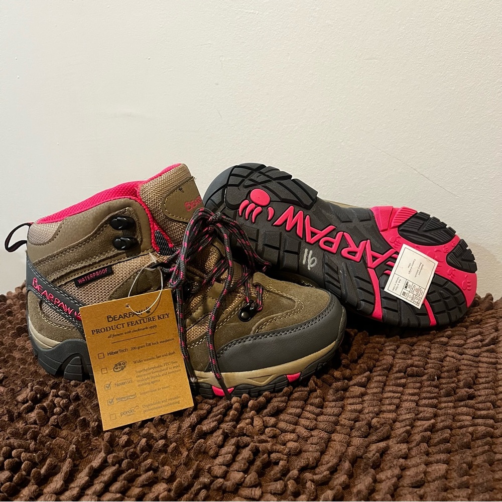 BearPaw Women's Winter Boots - Brown and Pink